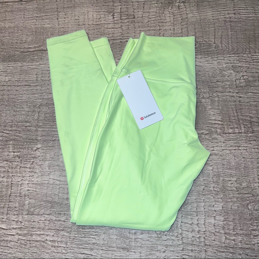 NWT Lululemon align high rise pant 28” faded zap FZAP